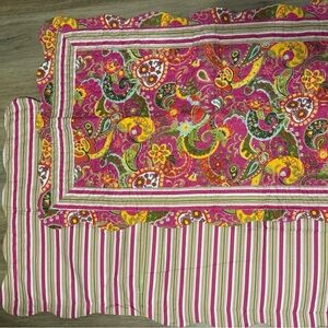 Lavish Pink and Green Striped Fabric